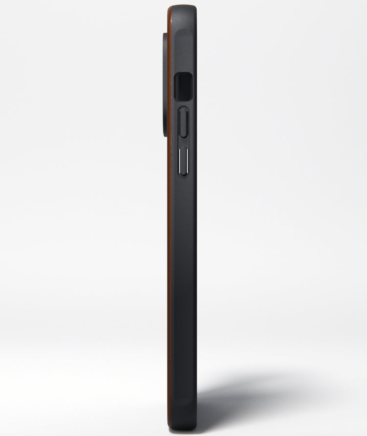 Étui en cuir pour iPhone 15