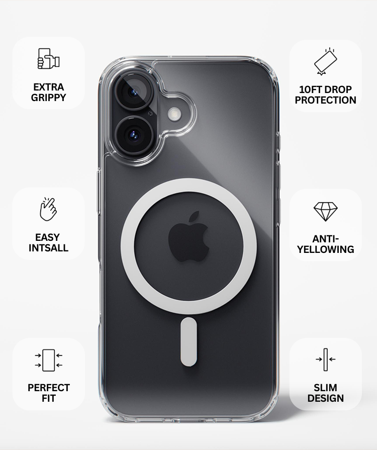 IPHONE 16 CASE ULTRA SLIM (CLEAR)