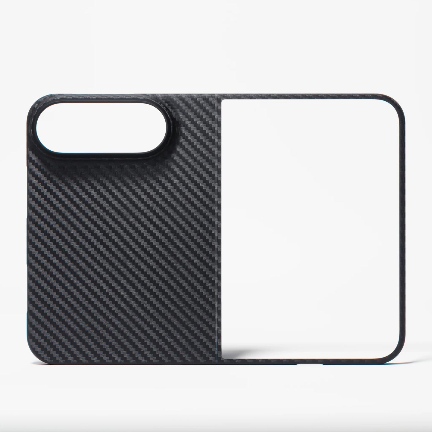 Ultimate Aero by Dropguys — black aramid fiber iPhone 18 Ultra case.