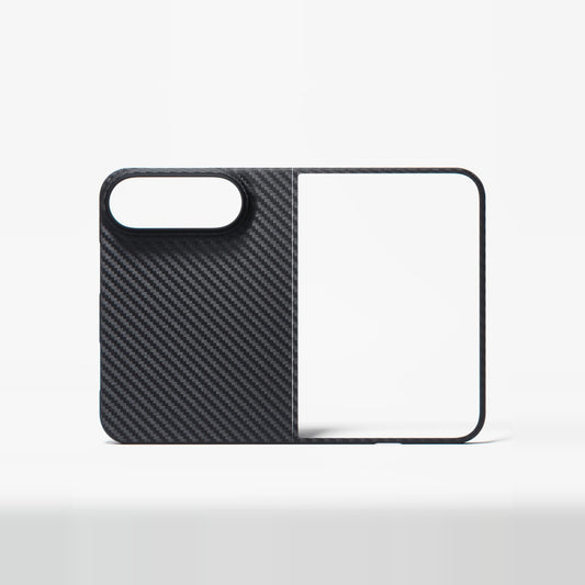 Ultimate Aero by Dropguys — black aramid fiber iPhone 18 Ultra case.