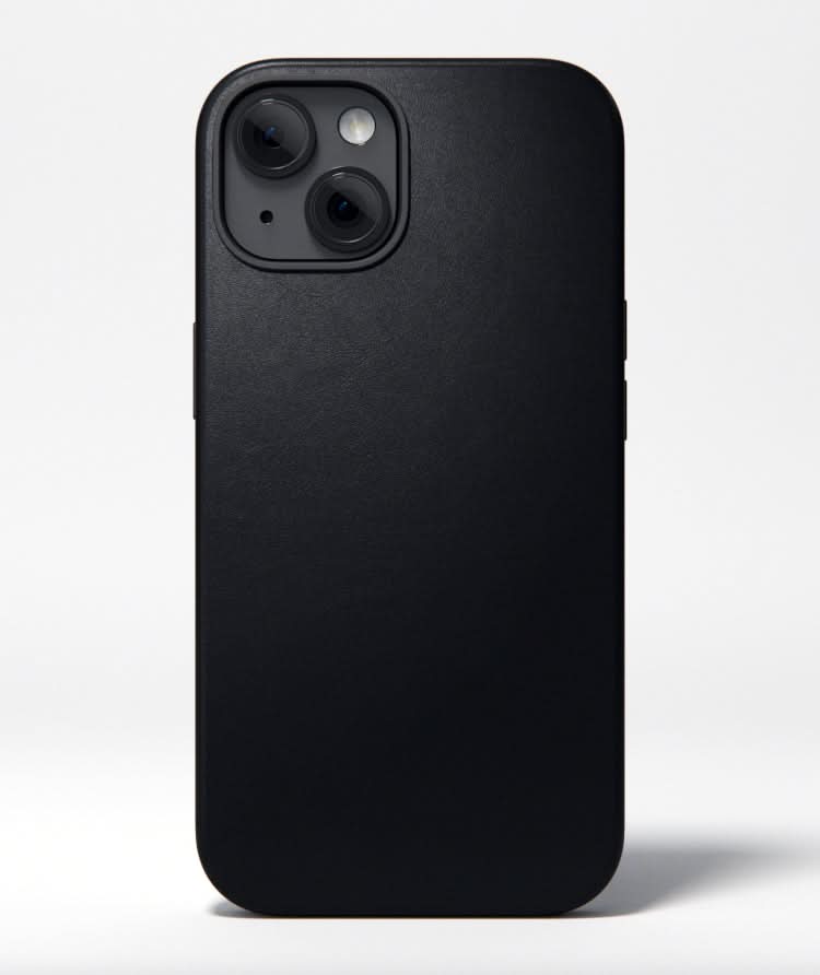 iPhone 14 Leather CASE - iPhone 14 Pro Max / Black Leather iPhone 14 Leather CASE - iPhone 14 Pro Max / Black Leather